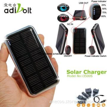 Solar Battery Charger with LED Power Display
